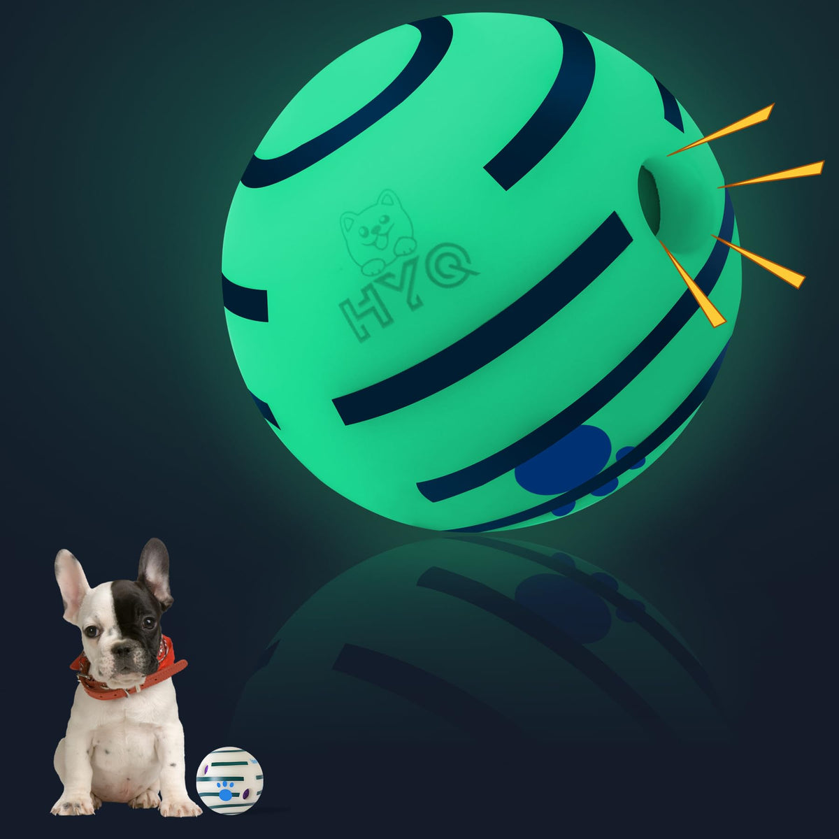 Glowing Interactive Dog  Ball
